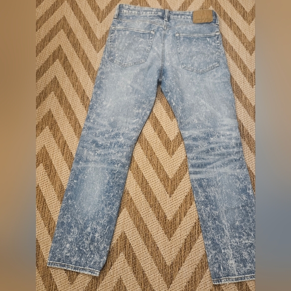 American Eagle Distressed Acid Washed Jeans 31x30 5191 Destroyed patched rips - Picture 11 of 13